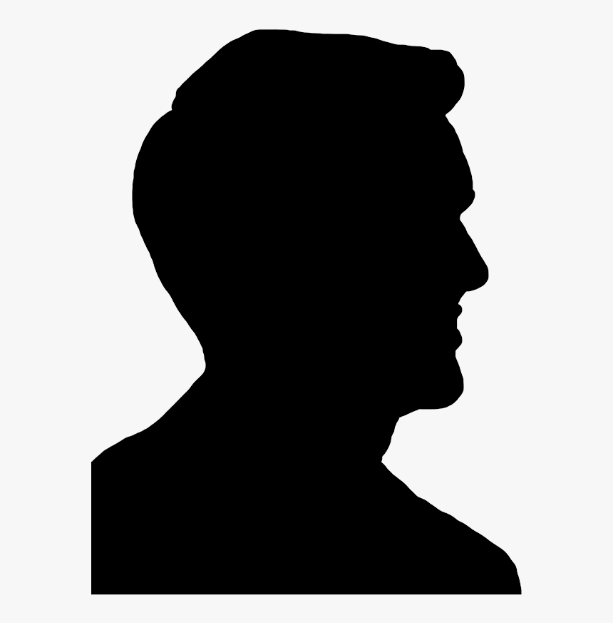 Silhouette Female Photography Clip Art - Silhouette Of Man Head, HD Png Download