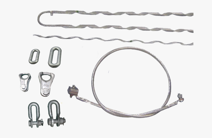 Preformed Dead End Guy Grip For Adss Conductor - Drawing, HD Png Download