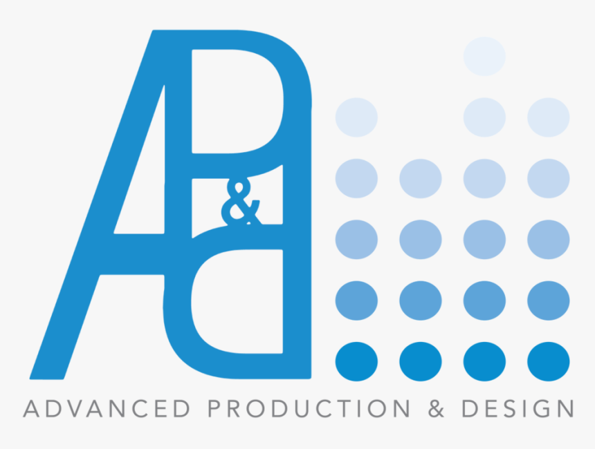 No Background Blue Full Logo Orig - Advanced Production And Design, HD Png Download