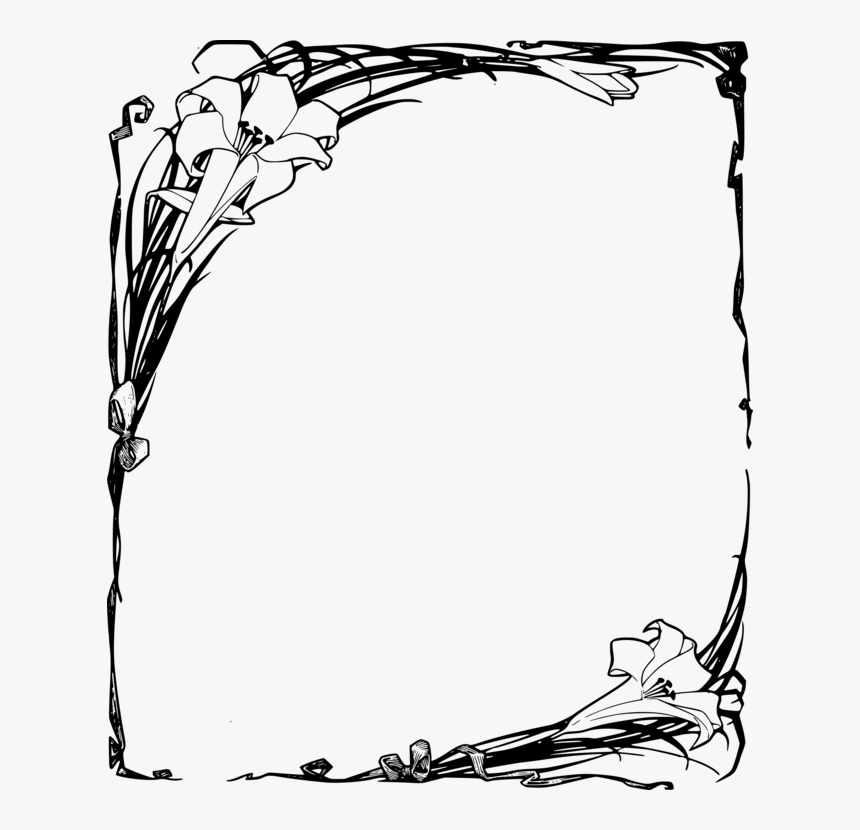 Picture Frame,monochrome Photography,artwork - Frame Black And White Portrait, HD Png Download