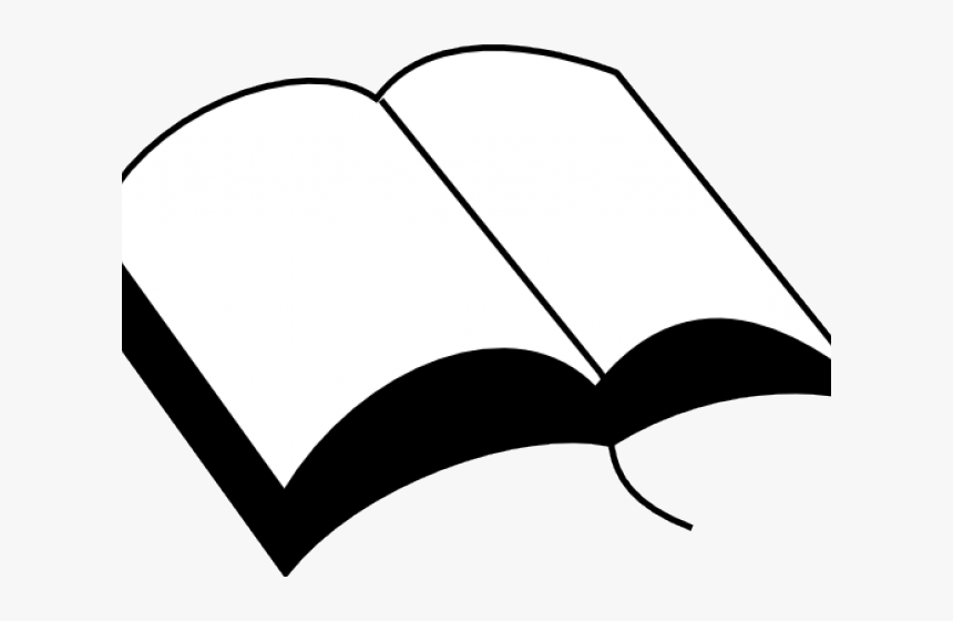 Open Bible Clipart - Silhouette Bible Png, Transparent Png