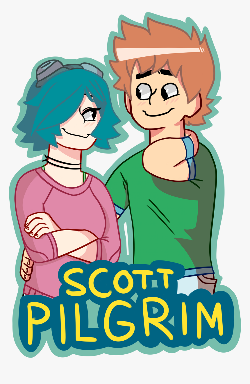 Scott Pilgrim Fanart - Cartoon, HD Png Download