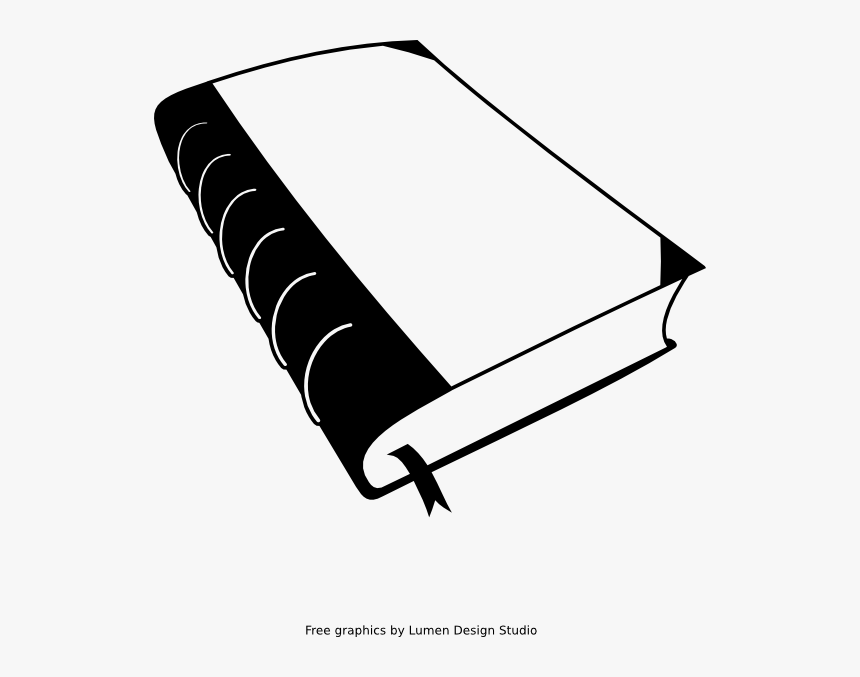 Book Clipart Black And White, HD Png Download