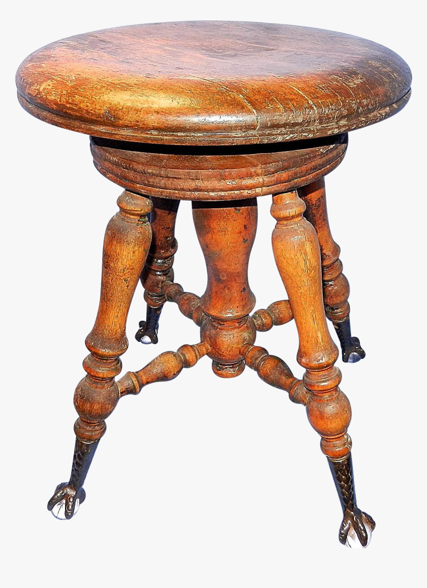 Old Wooden Stool Png, Transparent Png