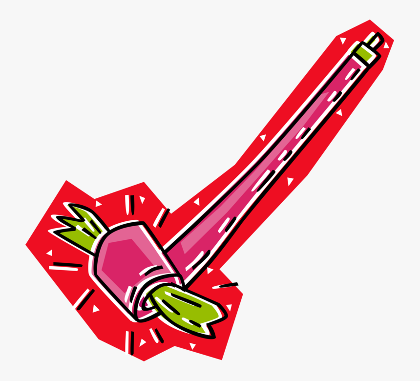 Vector Illustration Of Party Favor Noisemaker Helps, HD Png Download