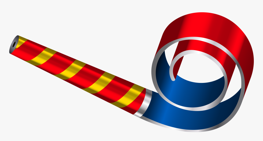 Party Horn Transparent Background � Cfxq - Transparent Birthday Whistle Png, Png Download