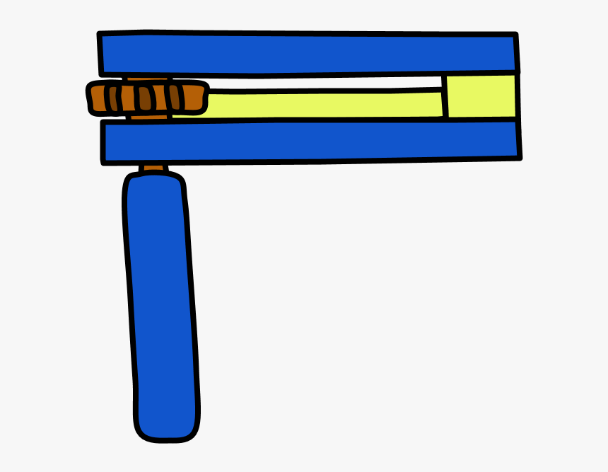 Noisemaker, Blue, Yellow, HD Png Download