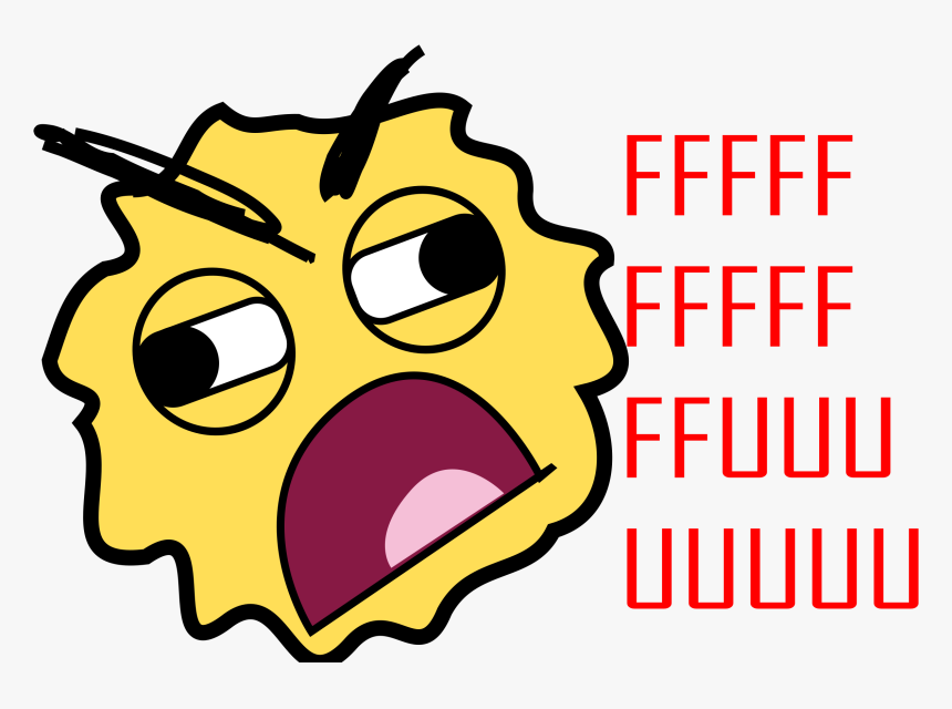 Rage Smiley Clip Arts - Deprecate Meaning In English, HD Png Download