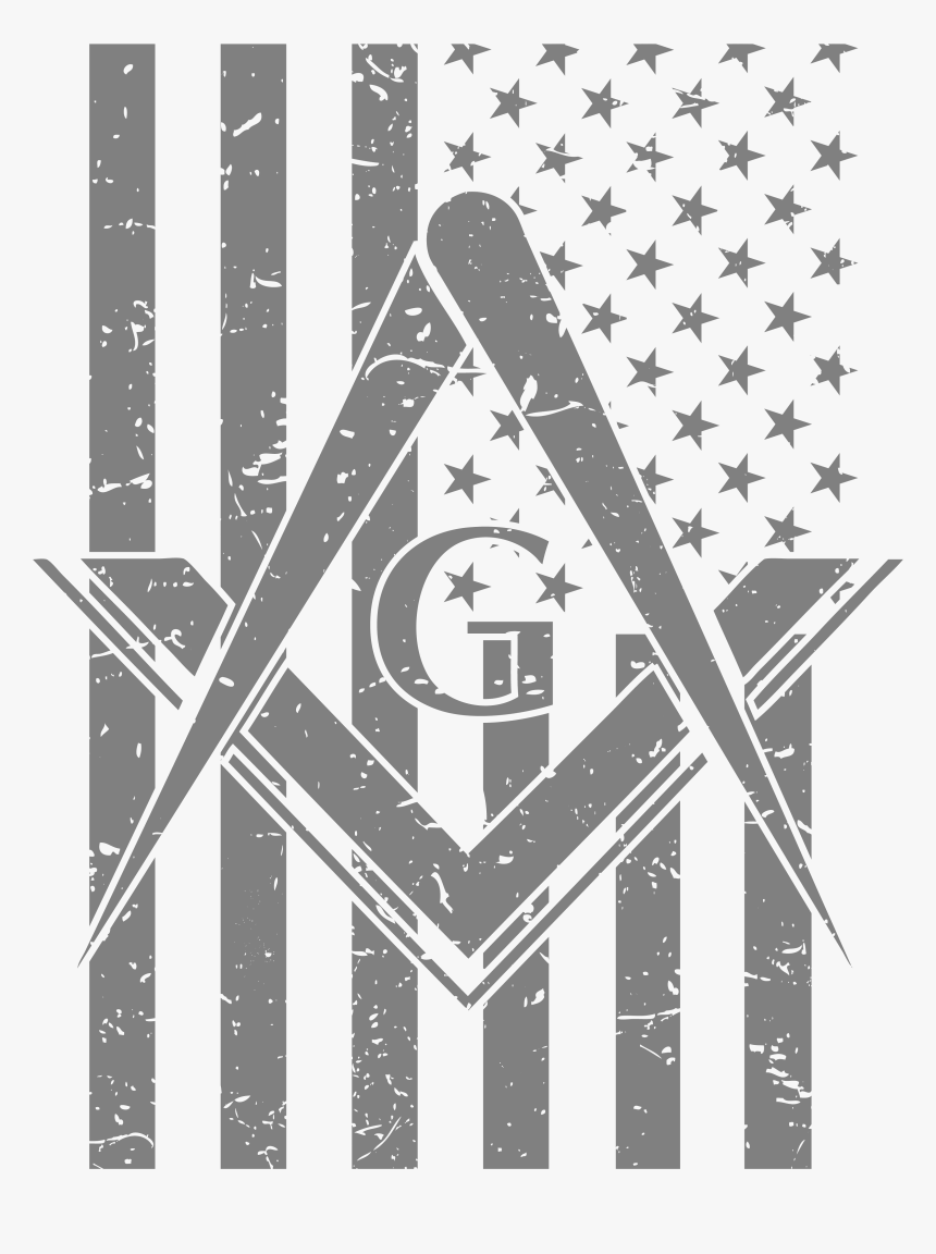 Image Of Us Flag Square And Compass - Traffic Sign, HD Png Download