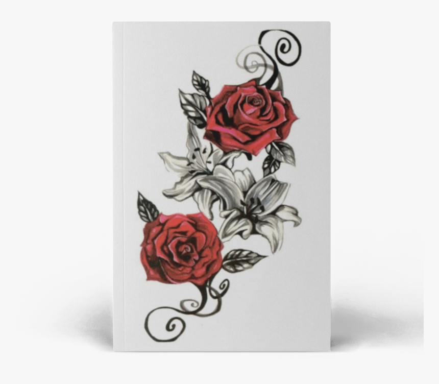 Rose Tattoo Design Png, Transparent Png