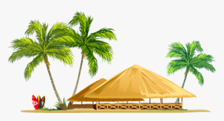 Transparent Tiki Hut Clipart - Tiki Hut Png, Png Download