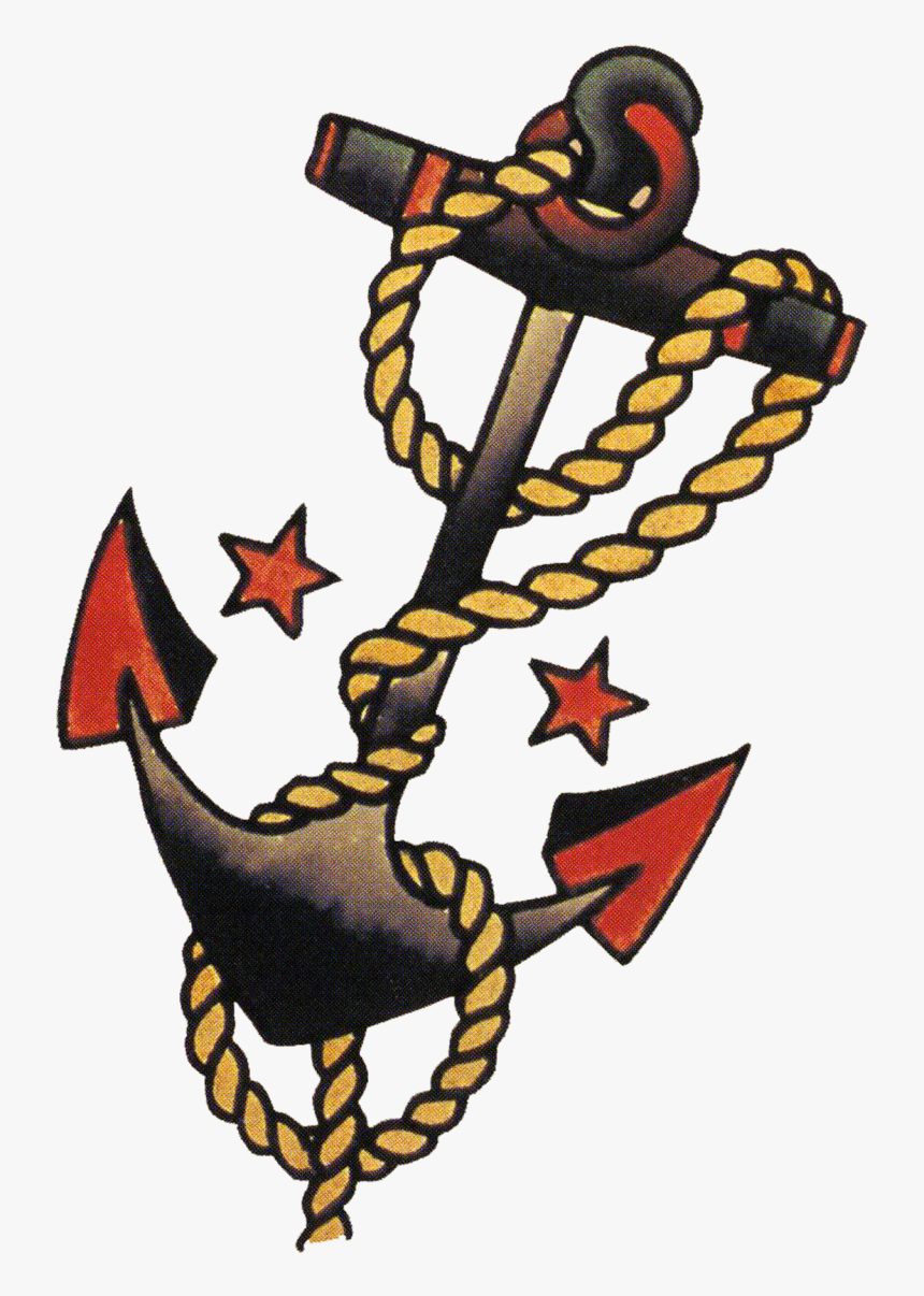 Sailor Jerry Anchor Tattoo, HD Png Download