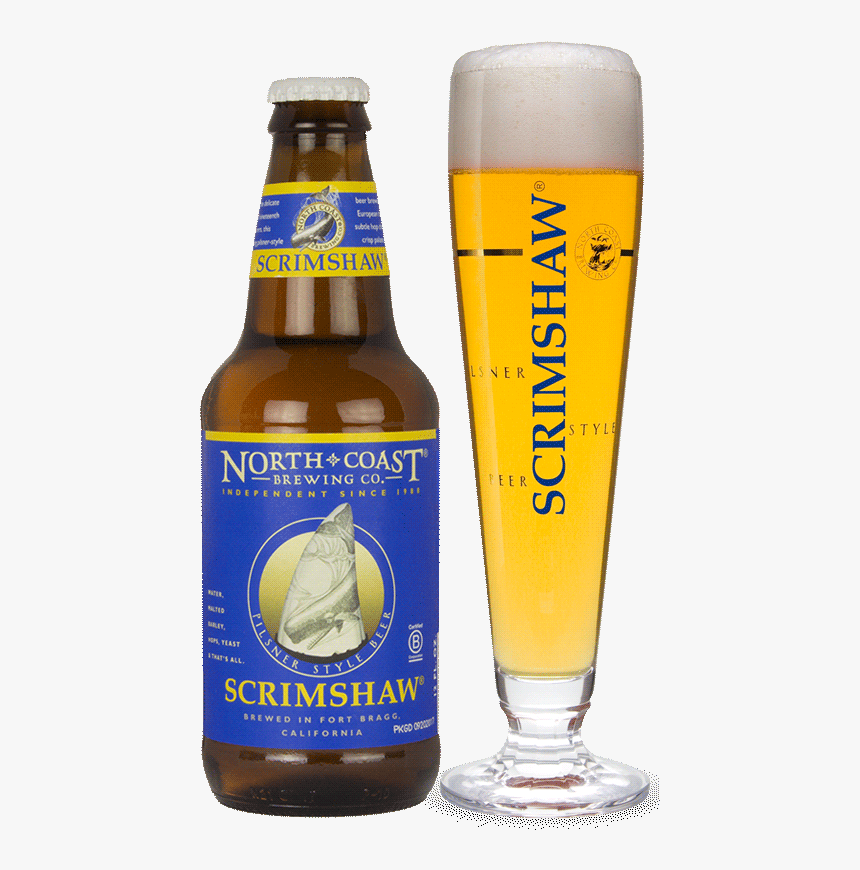 Scrimshaw Pilsner - North Coast Brewing Co., HD Png Download