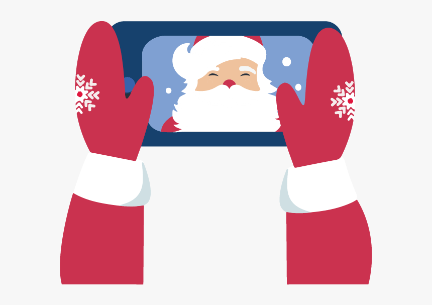 Transparent Santa Sitting Png, Png Download