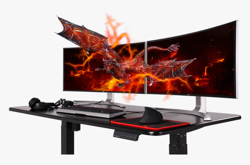First Person Shooters - Adjustable Pc Gaming Desk, HD Png Download