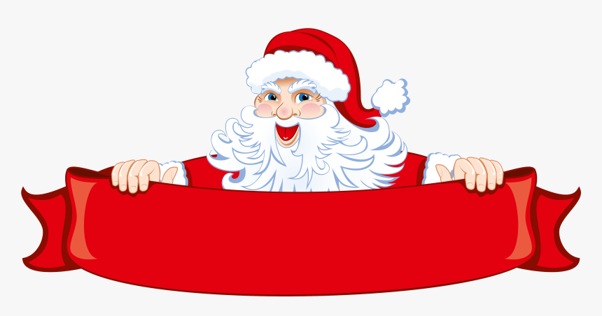 Christmas Santa Png Photo Background - Merry Christmas 2018 Png, Transparent Png