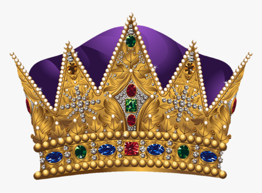 Diamond Crown Png - Crown With Jewels Png, Transparent Png