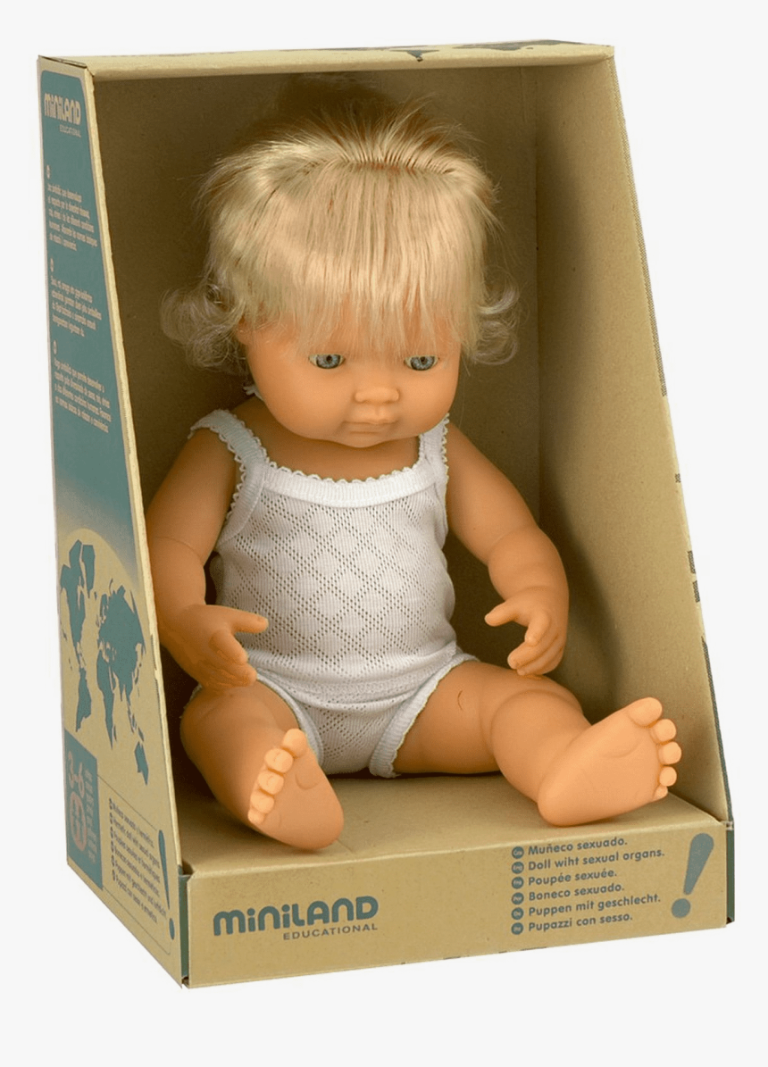 Diversity Toys - Miniland Anatomically Correct Baby Doll Caucasian Girl, HD Png Download