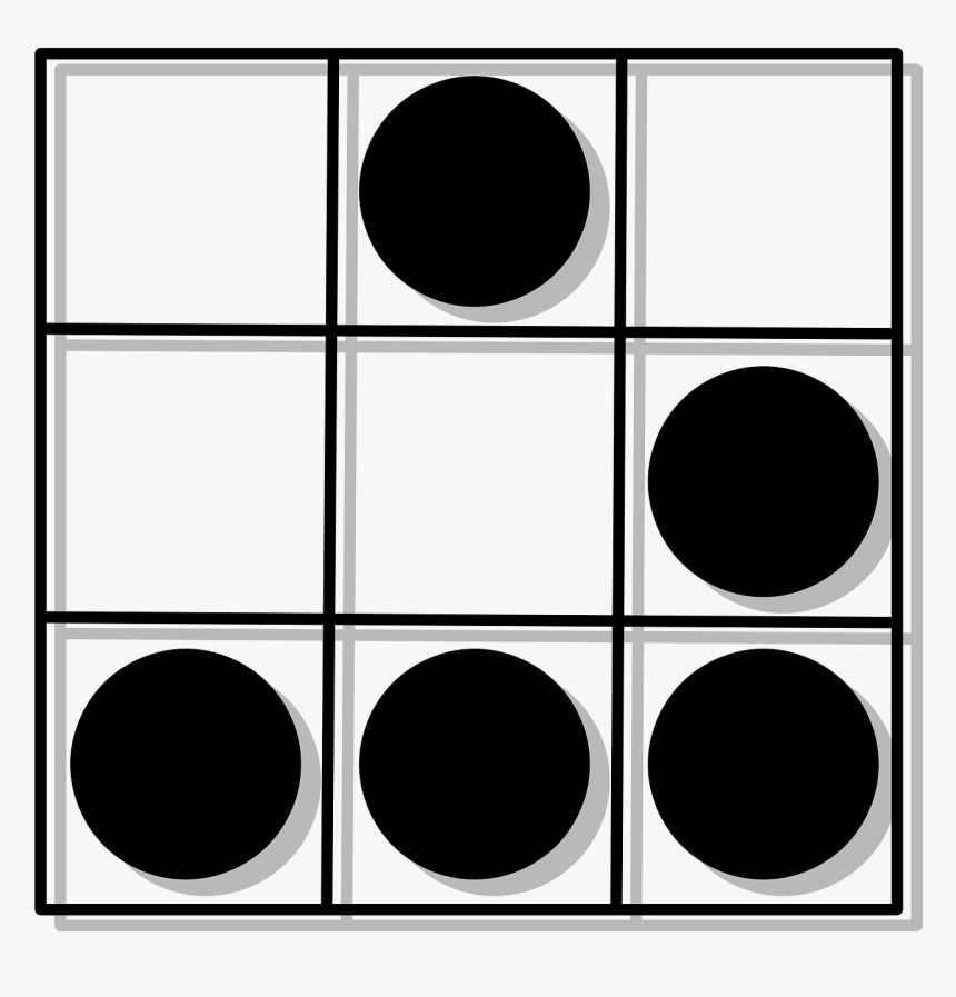 Circles And Squares Game Black Dots Free Picture - Glider Hacker Png, Transparent Png