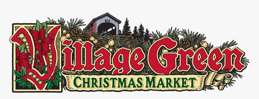 Village Green Christmas Market - Illustration, HD Png Download