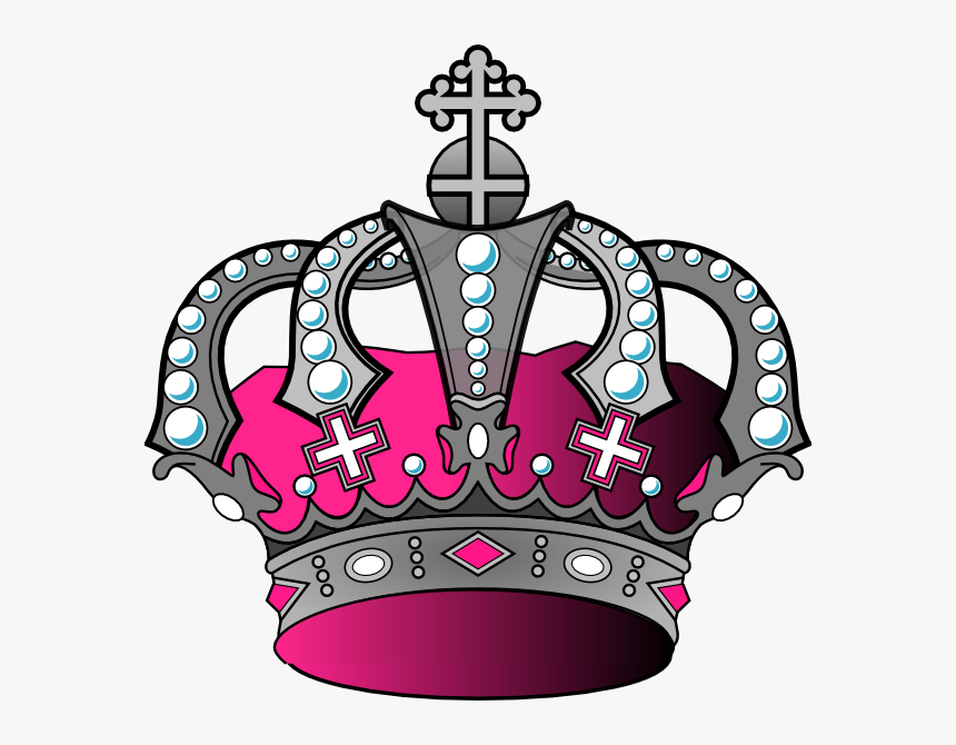 Silver Crown Png, Transparent Png