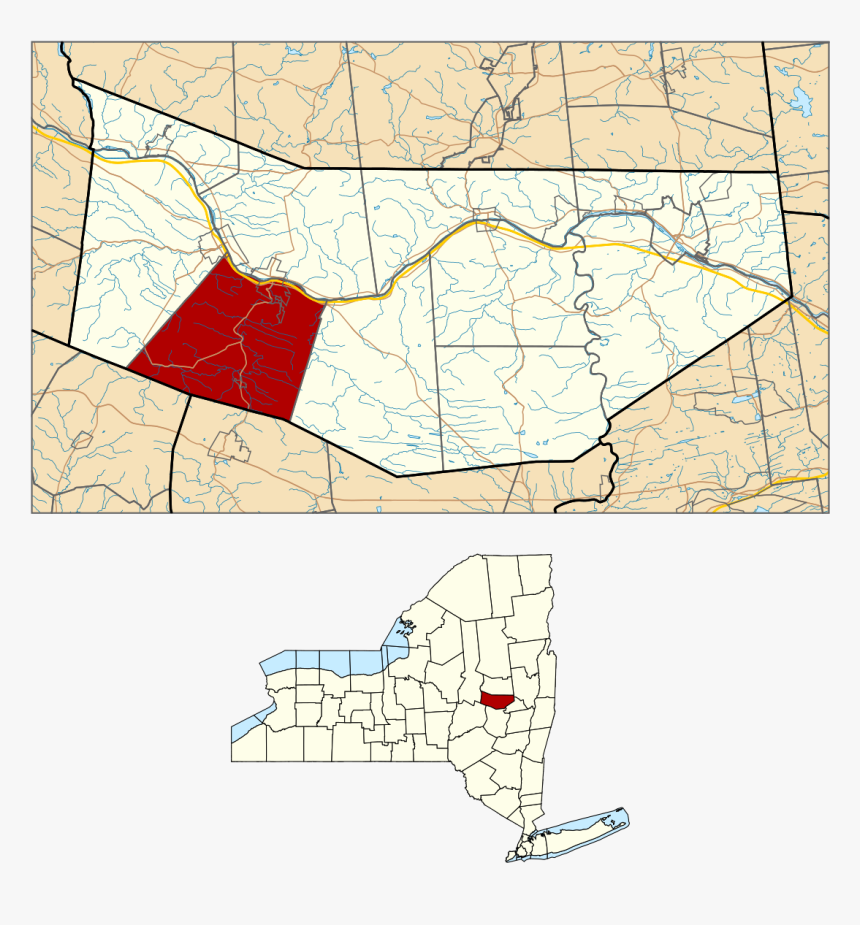 St Johnsville Ny Map, HD Png Download