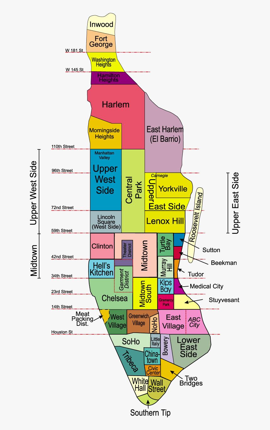 Nyc Neighborhoods, HD Png Download