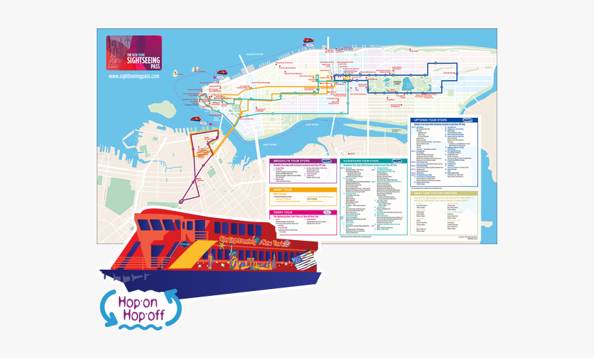 Hop On Hop Off New York Sightseeing Pass, HD Png Download
