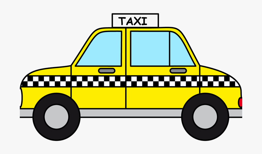Taxi Clipart Mini Bus - New York Taxi Clipart, HD Png Download