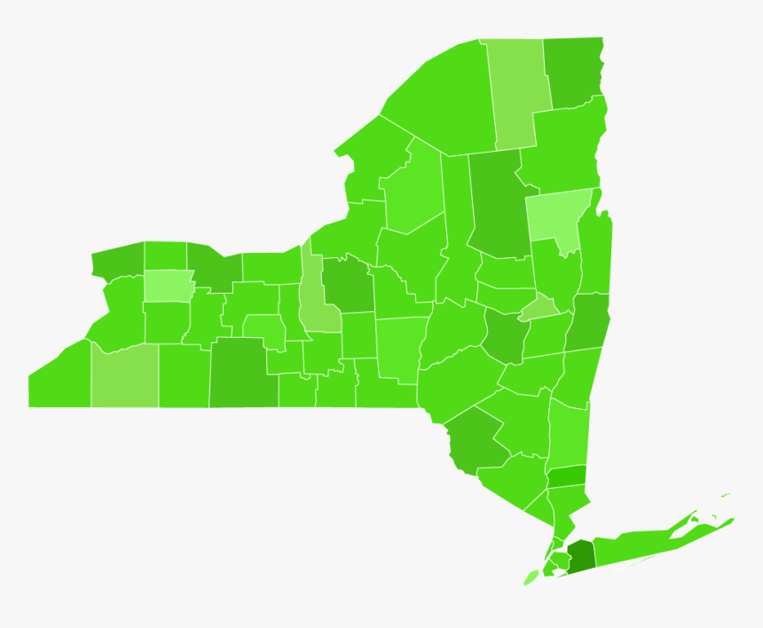 New York Remediation Services - New York Governor Election Results By County, HD Png Download