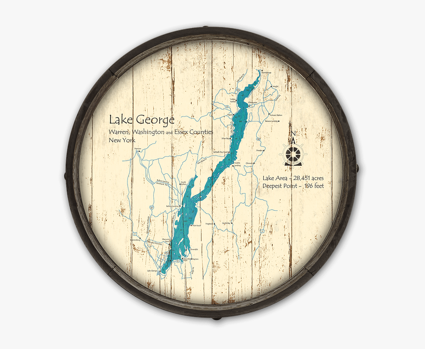 Lake Of The Ozarks Wooden Map, HD Png Download