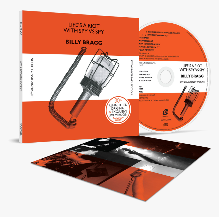 Life S A Riot With Spy Vs Spy - Billy Bragg Life's A Riot With Spy Vs Spy 30th Anniversary, HD Png Download