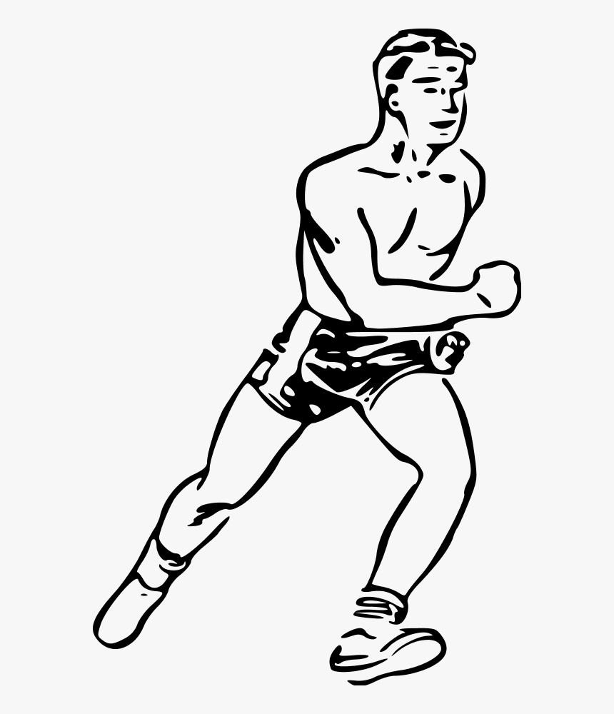 Art,monochrome Photography,trunk - Runner Clip Art, HD Png Download