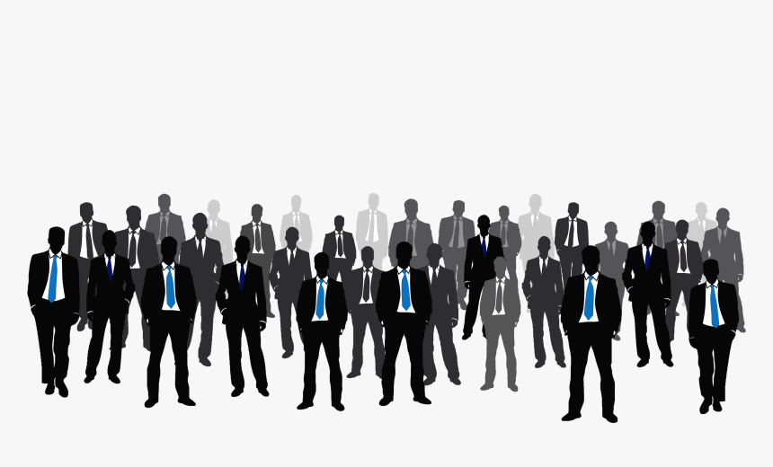 Men In Suits Silhouette, HD Png Download