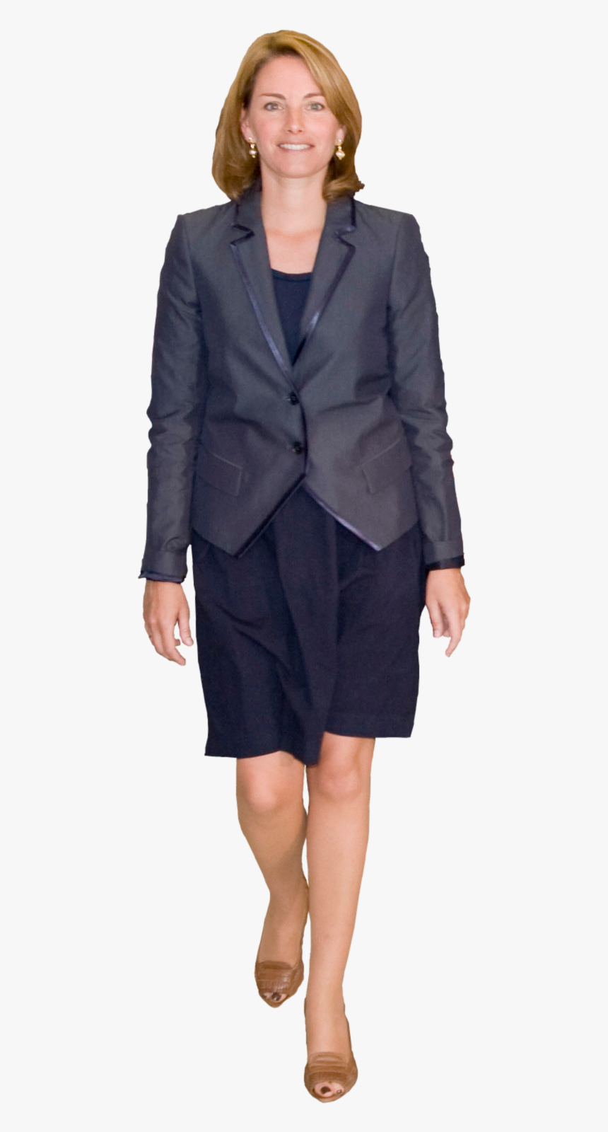 Clothing Png - Business Woman Standing Png, Transparent Png