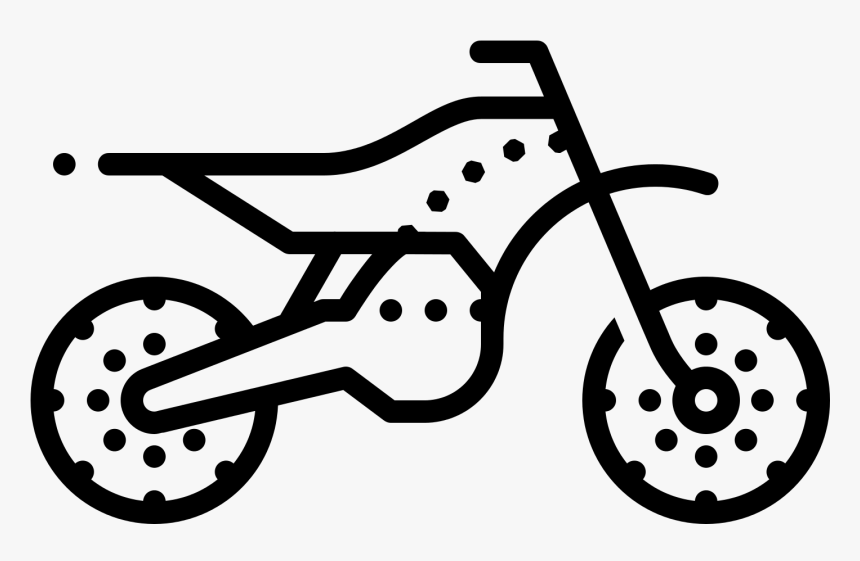 Clip Art Fast Motorcycle Offroad Driver - Dirt Bike Icon, HD Png Download