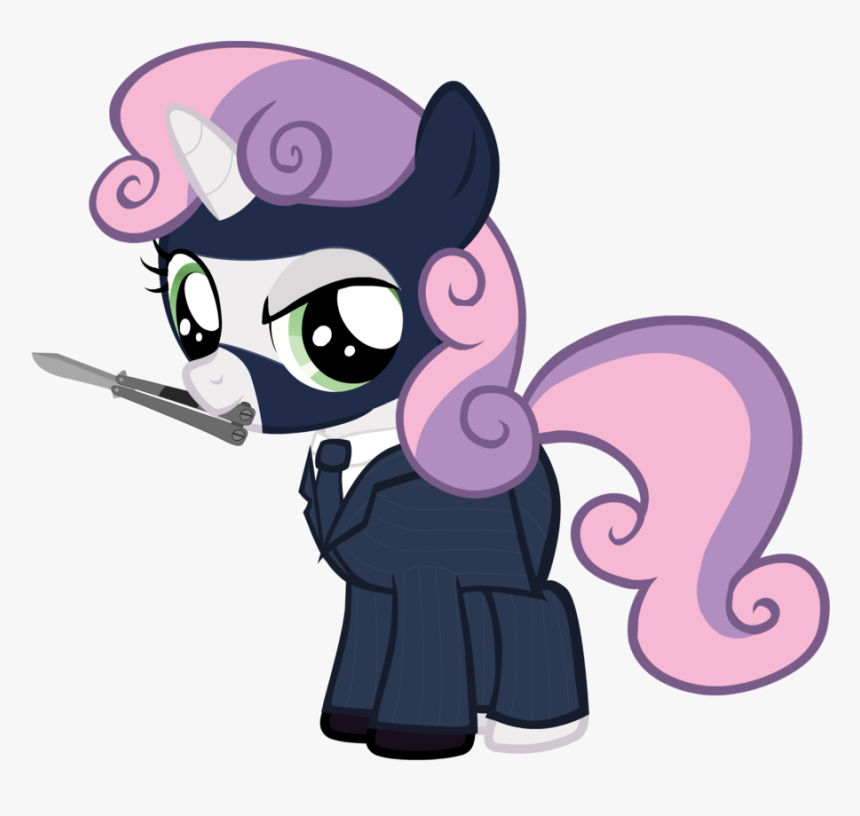 Cosplay, Crossover, Safe, Simple Background, Solo, - Sweetie Belle My Little Pony, HD Png Download