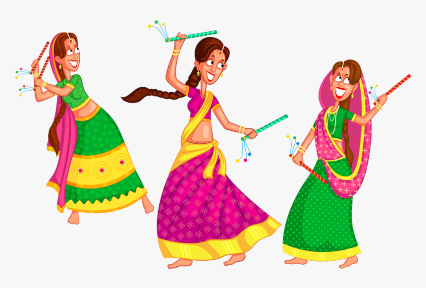 Png Download , Png Download - Dandiya Vector, Transparent Png