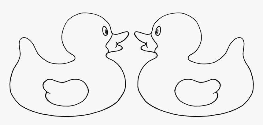 Monochrome Photography,duck,chicken - Line Art, HD Png Download
