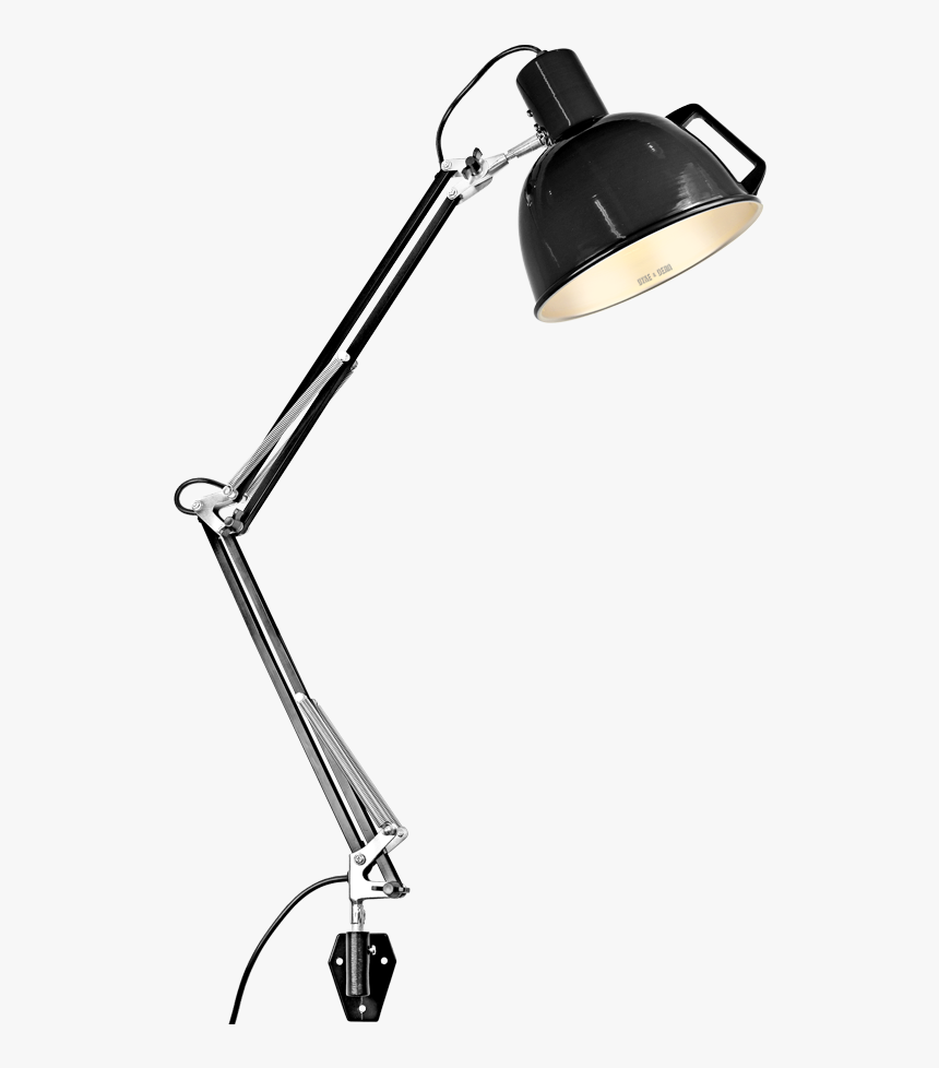 Sprung Wall Lamp Handle Shade Black - Ceiling Fixture, HD Png Download