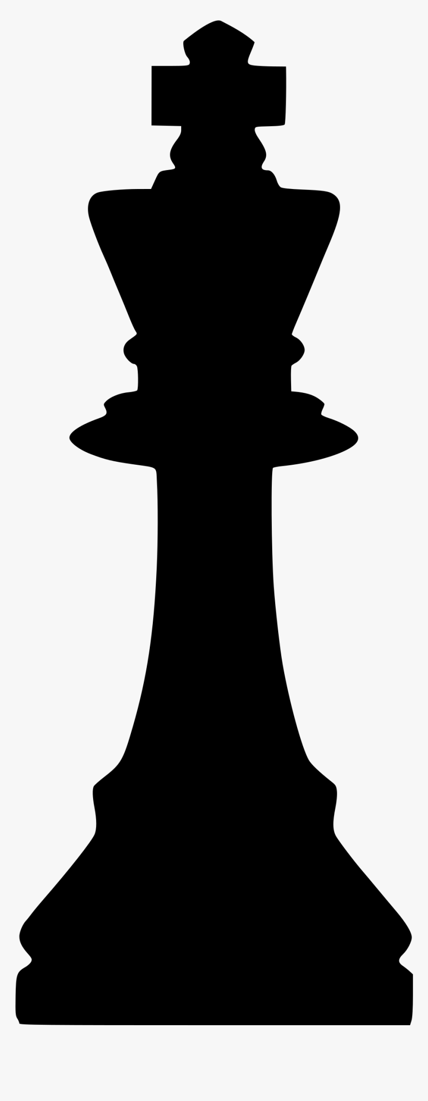 Chess Piece King Knight Queen - King Chess Piece Silhouette, HD Png Download