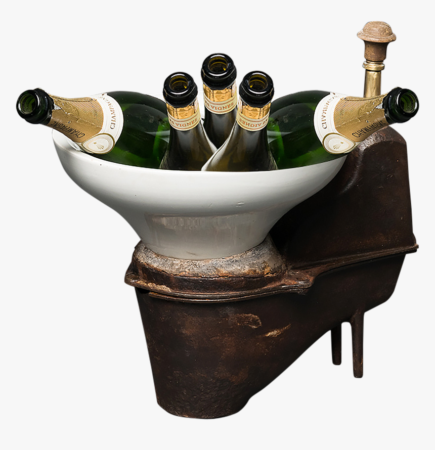 French Paris Champagne Bucket - Wine Rack, HD Png Download