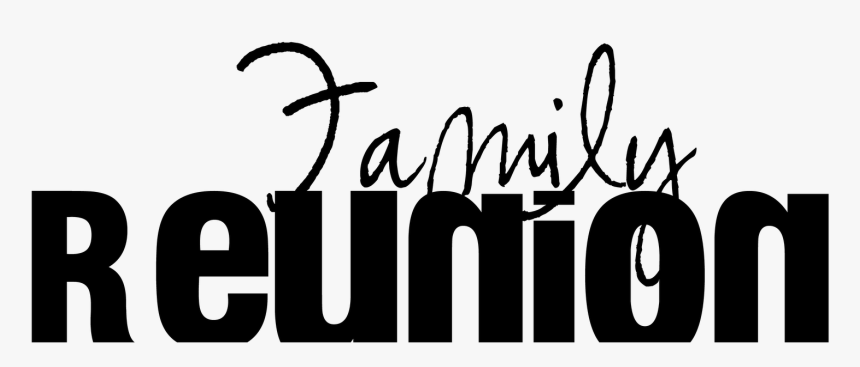 Family Reunion Black And White, HD Png Download