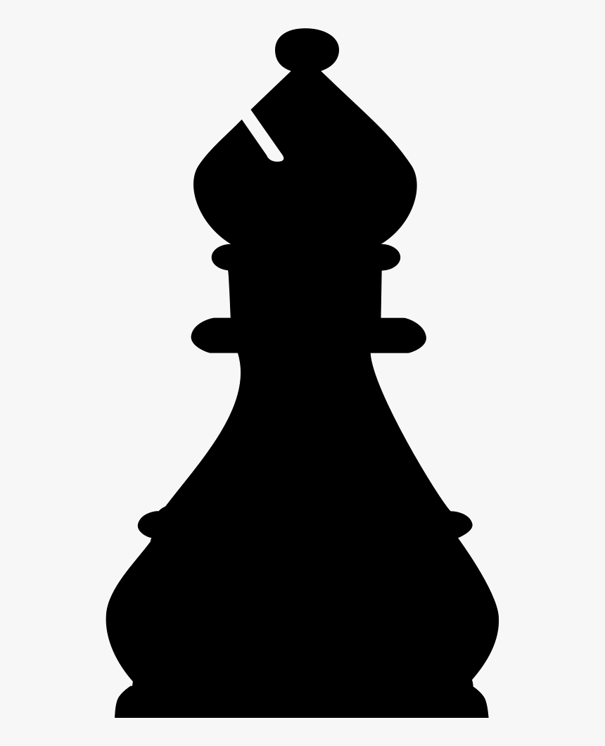 Chess Piece Bishop Queen King - King Chess Piece Icon, HD Png Download