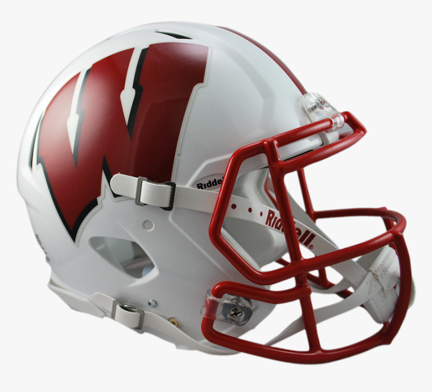 Wisconsin Speed Authentic Helmet - Wisconsin Football Helmet, HD Png Download