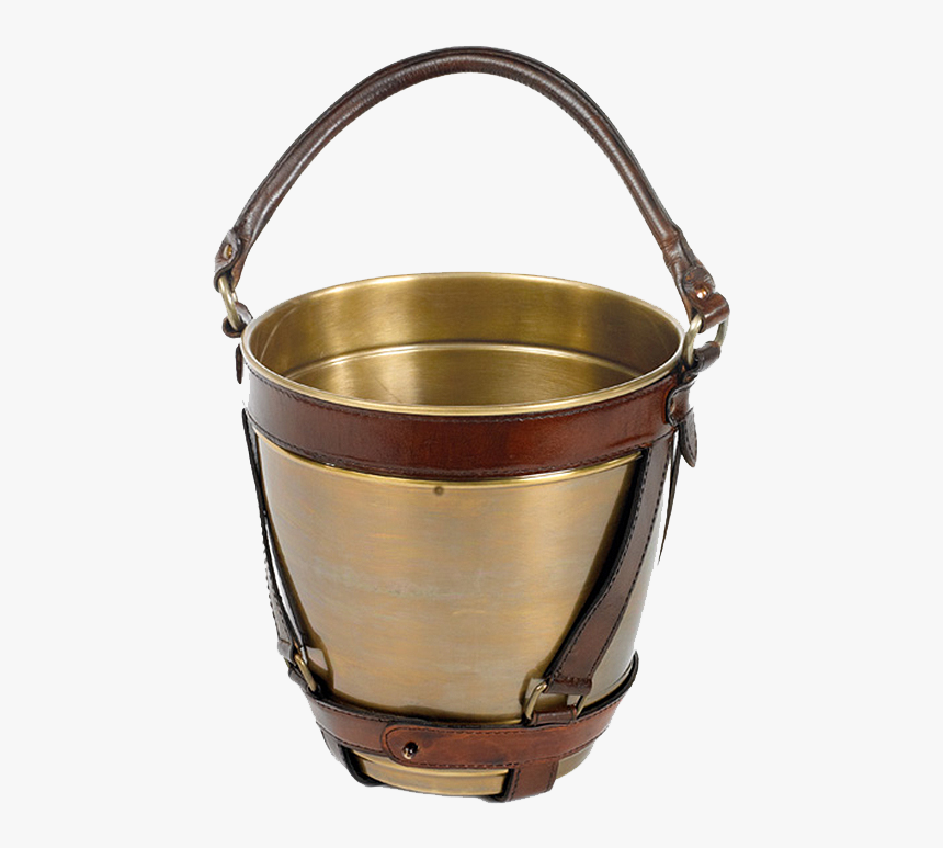 Leather Strap Ice Bucket, HD Png Download