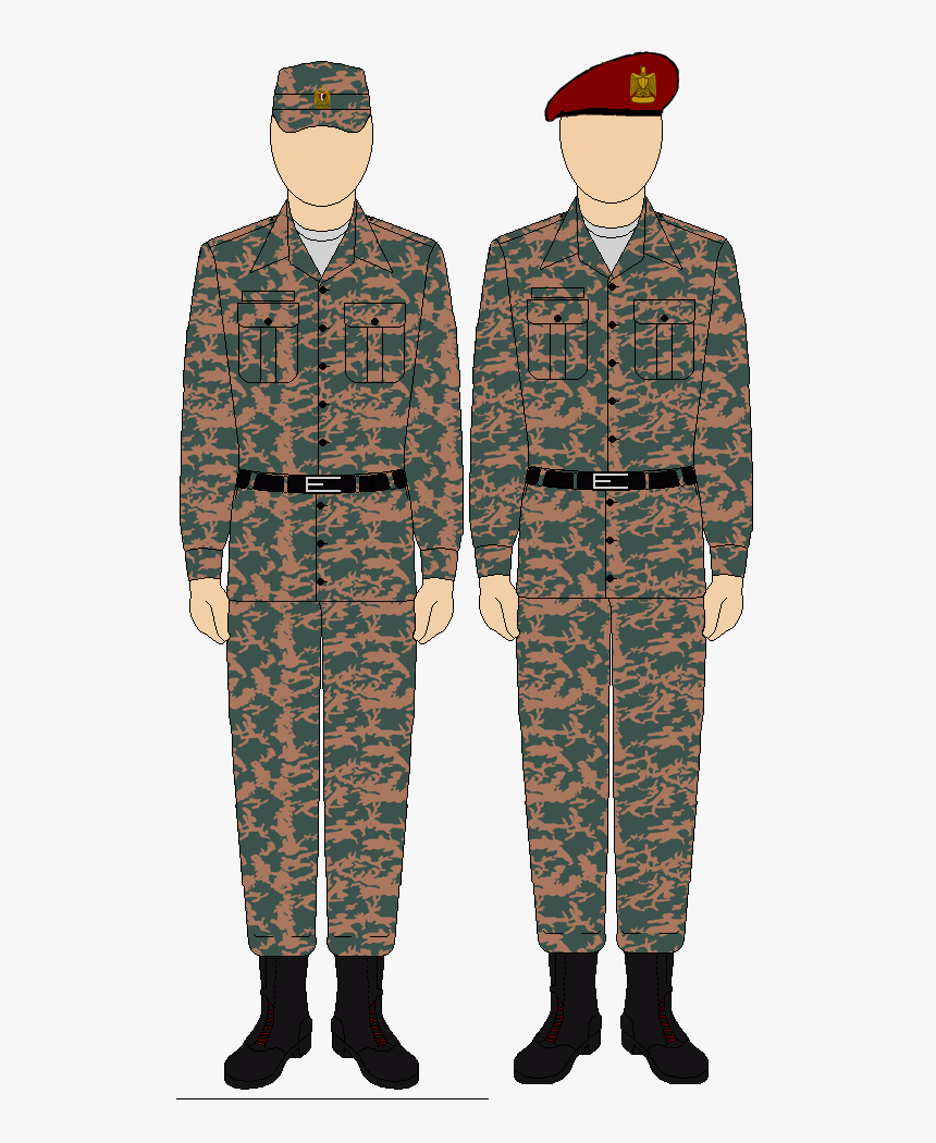 Egyptian Airborne Camo Uniform Egyptian Army Uniform, HD Png Download