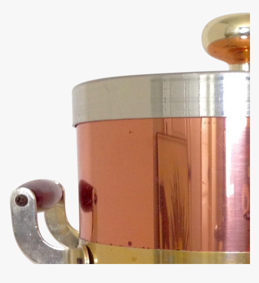 Personalized Silver Copper Plated Champagne Ice Bucket - Wood, HD Png Download