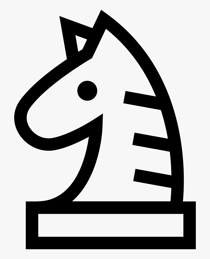 Transparent Chess Piece Clipart - Chess Knight Font, HD Png Download