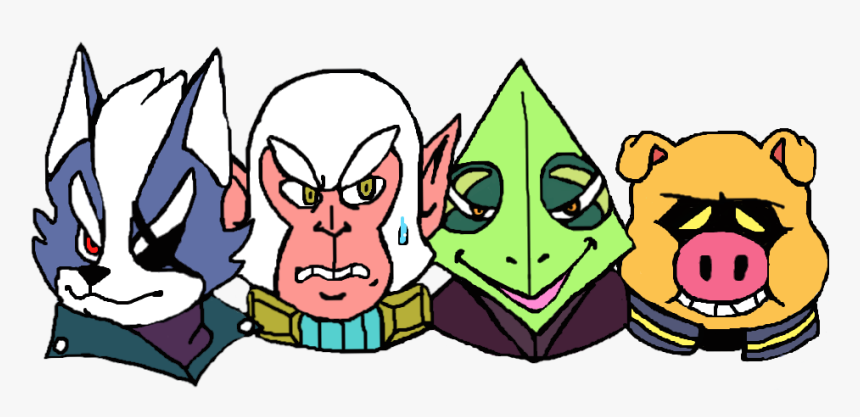 Transparent Star Wolf Png - Cartoon, Png Download